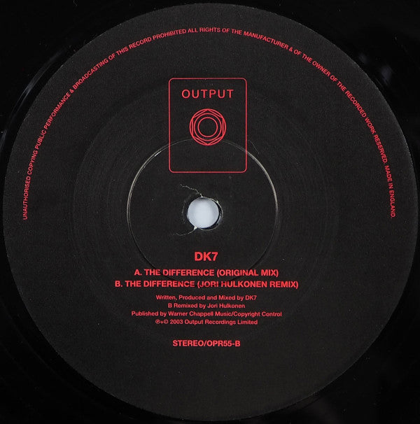 DK7 : The Difference (12")