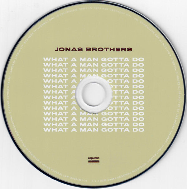 Jonas Brothers : What A Man Gotta Do (CD, Single, Ltd)