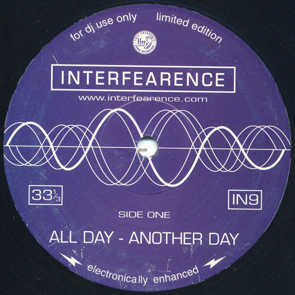 Interfearence : All Day / Money Or Belief (2x12", Ltd, Promo)