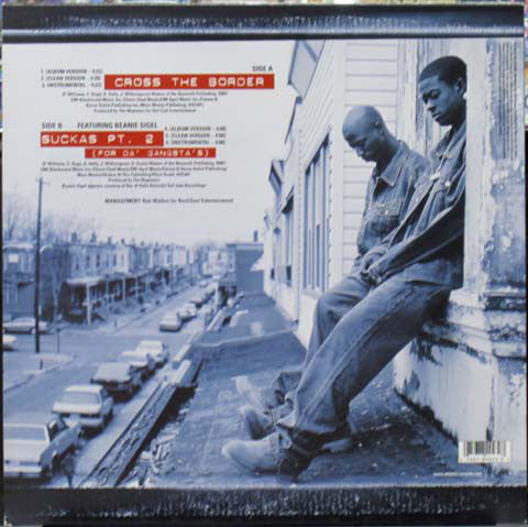 Philly's Most Wanted : Cross The Border / Suckas Pt.2 (For Da’ Gangsta’s) (12", Single)