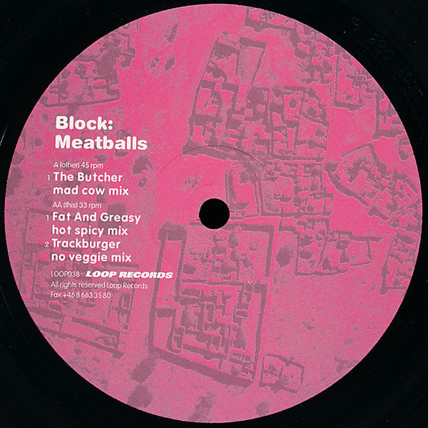 Block : Meatballs (12")