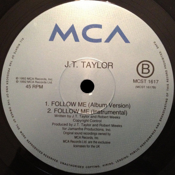 J.T. Taylor : Follow Me (12")