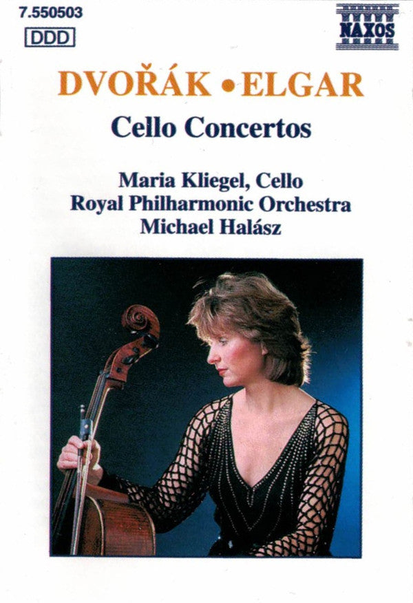 Antonín Dvořák, Sir Edward Elgar, Maria Kliegel, The Royal Philharmonic Orchestra, Michael Halász : Cello Concertos (MD, Comp, DDD)