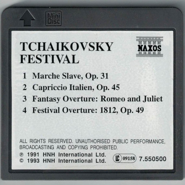 Pyotr Ilyich Tchaikovsky, The Royal Philharmonic Orchestra, Adrian Leaper : Tchaikovsky Festival - Marche Slave, Capriccio Italien, Romeo and Juliet, 1812 Ouverture (MD, Comp)