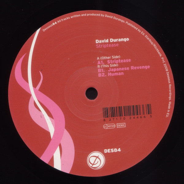 David Durango : Striptease (12")