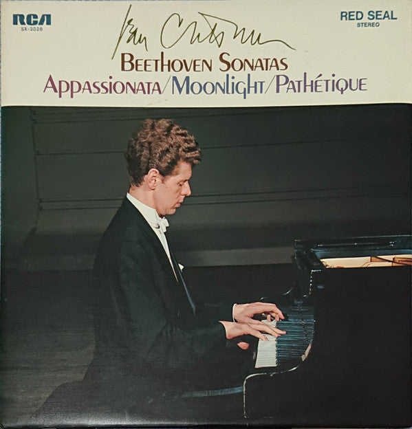 Ludwig Van Beethoven / Van Cliburn : Beethoven Sonatas Appassionata / Moonlight / Pathétique (LP)