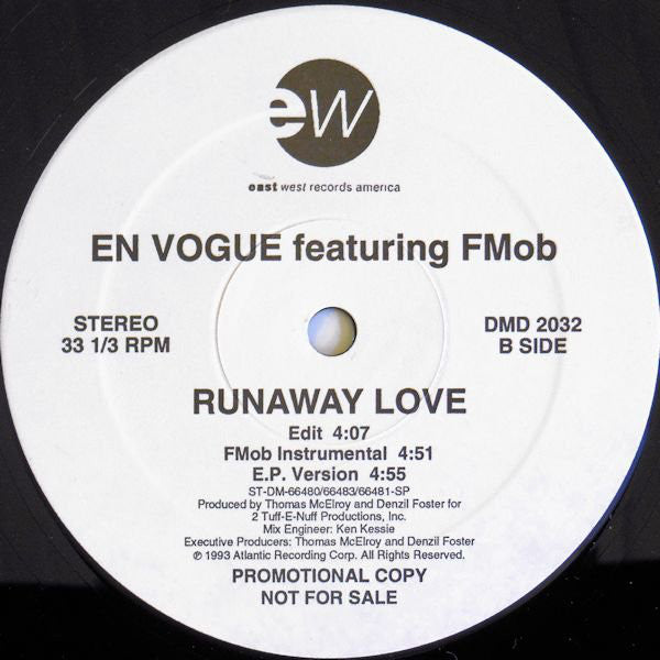 En Vogue Featuring F - Mob : Runaway Love (12", Promo)