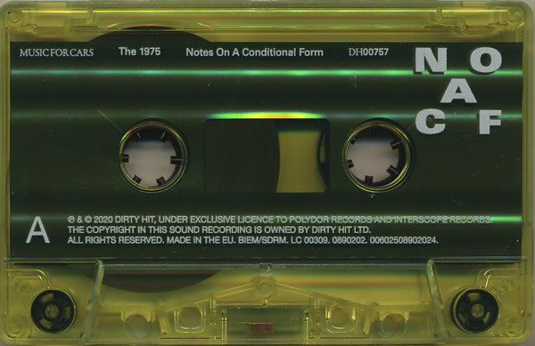 The 1975 : Notes On A Conditional Form (Cass, Album, Yel)