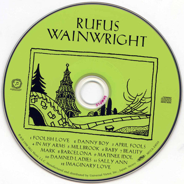 Rufus Wainwright : Rufus Wainwright (CD, Album, Promo)