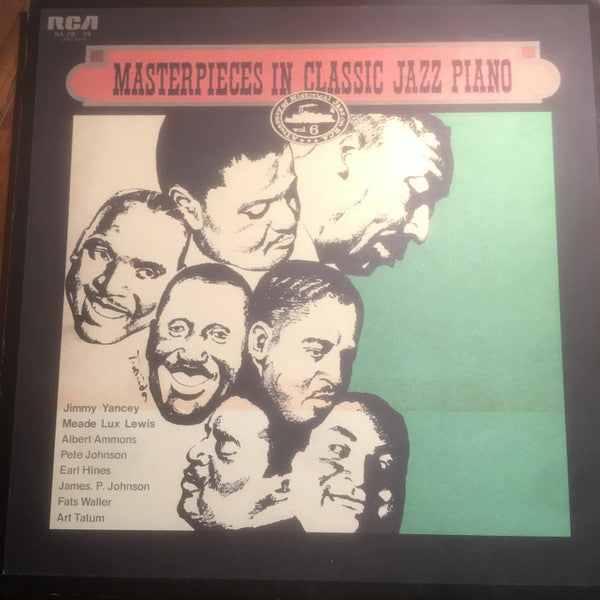 Various : Masterpieces In Classic Jazz Piano Vol. 6 (2xLP, Comp, Mono, Ltd)