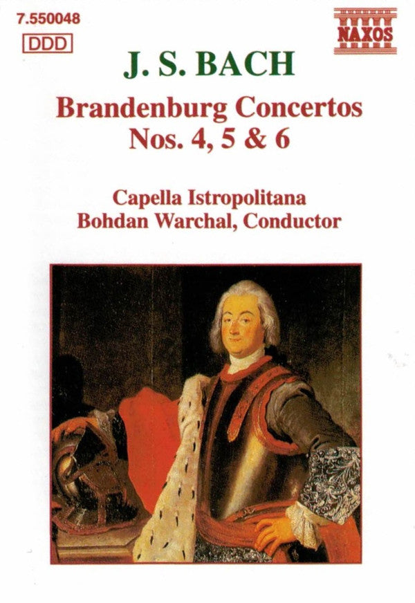 Johann Sebastian Bach / Capella Istropolitana / Bohdan Warchal : Brandenburg Concertos Nos. 4, 5 & 6 (MD)