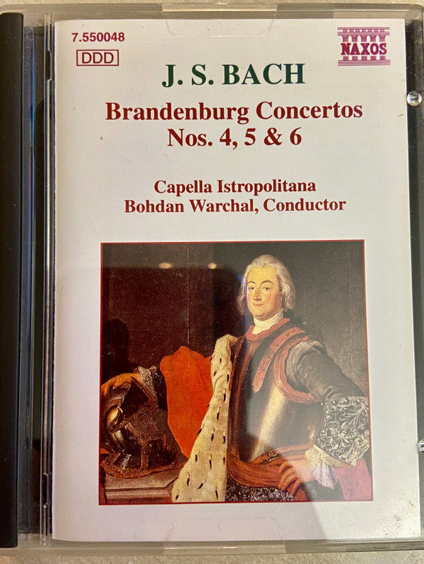 Johann Sebastian Bach / Capella Istropolitana / Bohdan Warchal : Brandenburg Concertos Nos. 4, 5 & 6 (MD)