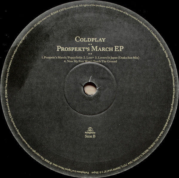 Coldplay : Prospekt's March EP (12", EP, Ltd)