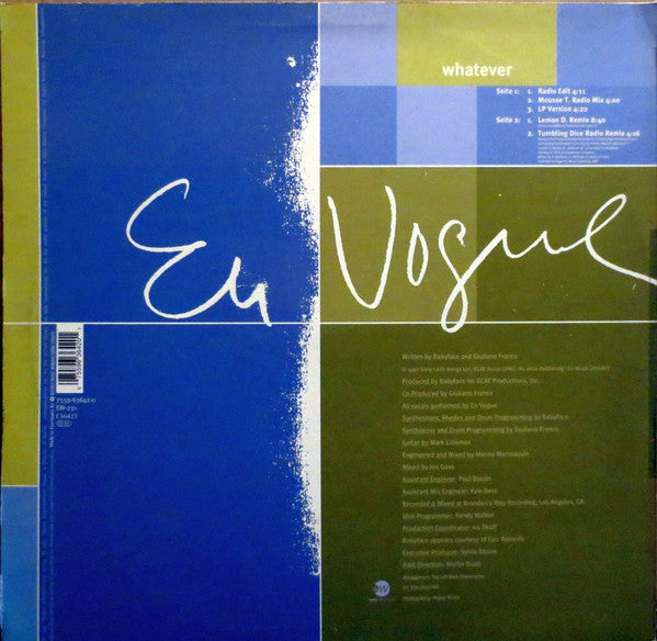 En Vogue : Whatever (12")