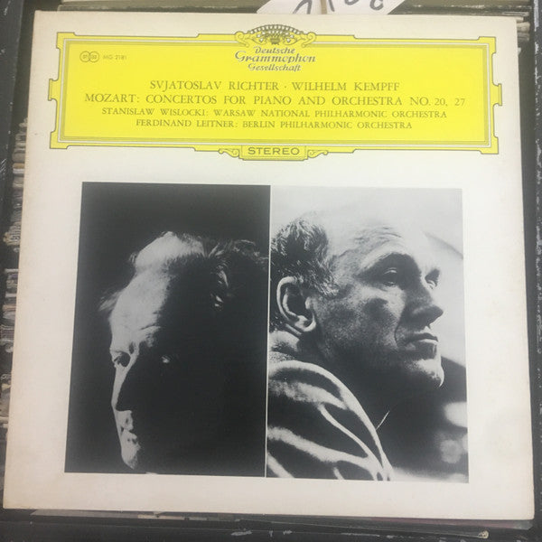 Sviatoslav Richter, Wilhelm Kempff / Wolfgang Amadeus Mozart : Concertos For Piano And Orchestra No. 20 / 27 (LP, Comp)