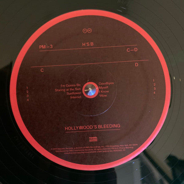 Post Malone : Hollywood's Bleeding (2xLP, Album, Ltd, Gre)