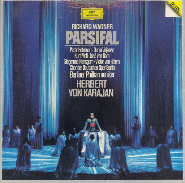 Richard Wagner, Peter Hofmann • Dunja Vejzović • Kurt Moll • José van Dam • Siegmund Nimsgern • Victor von Halem, Chor Der Deutschen Oper Berlin, Berliner Philharmoniker, Herbert Von Karajan : Parsifal (5xLP + Box)