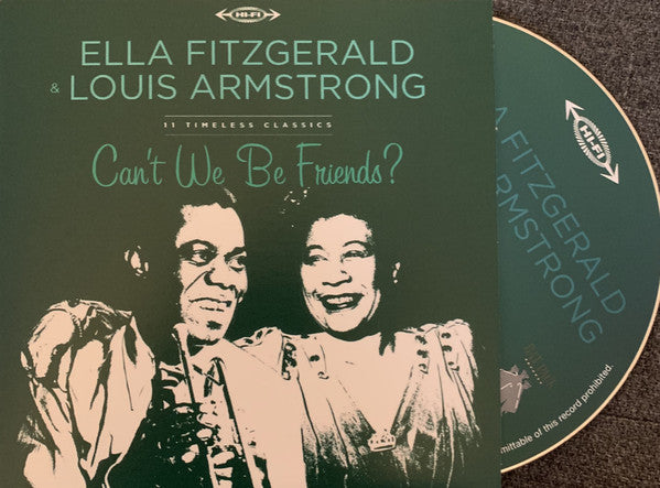 Ella Fitzgerald, Louis Armstrong : 11 Timeless Classics - Can't We Be Friends? (LP, Gre + CD + Comp, Ltd)