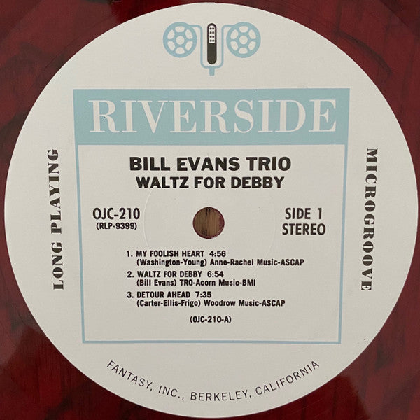 The Bill Evans Trio : Waltz For Debby (LP, Album, Ltd, RE, Red)