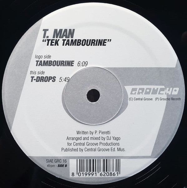 T-Man : Tek Tambourine (12")