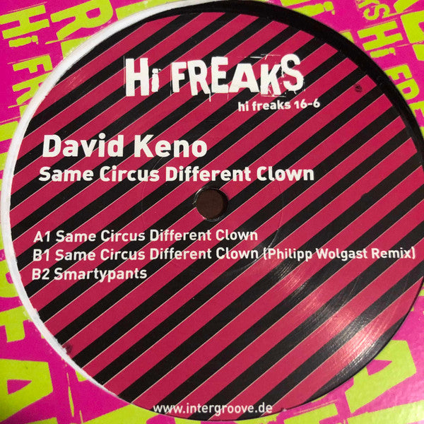 David Keno : Same Circus Different Clown (12")