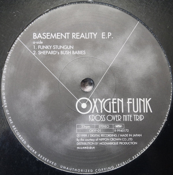 Oxygen Funk : Basement Reality E.P. (12", EP)