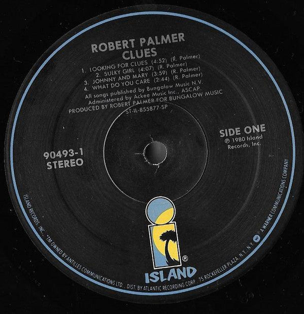 Robert Palmer : Clues (LP, Album, RE)