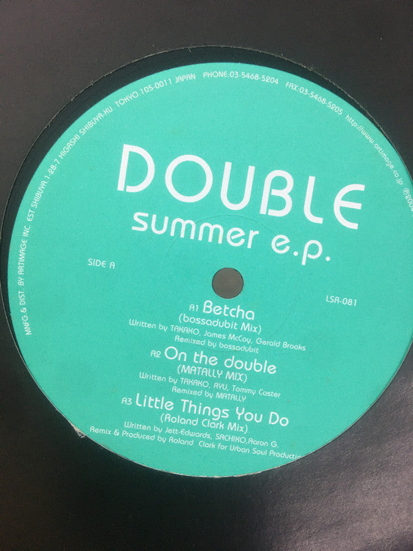 Double (2) : Summer EP (12")