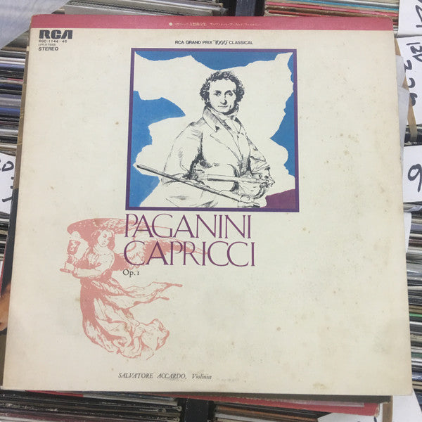 Niccolò Paganini - Salvatore Accardo : Capricci Vol. 1+2 (2xLP, Mono)