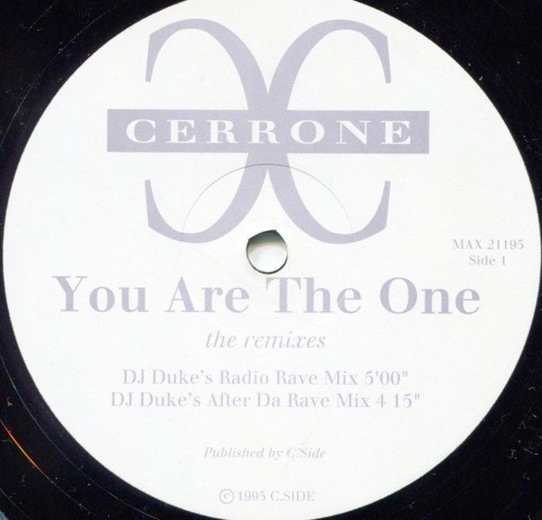 Cerrone : You Are The One (12")