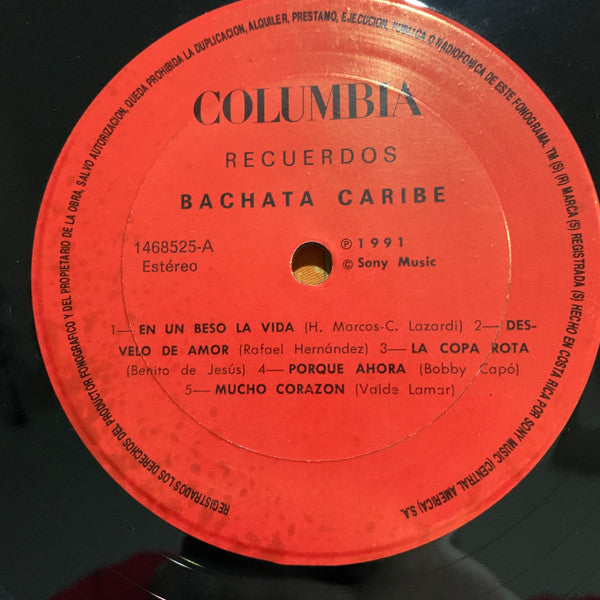 Bachata Caribe : Recuerdos (LP, Album)