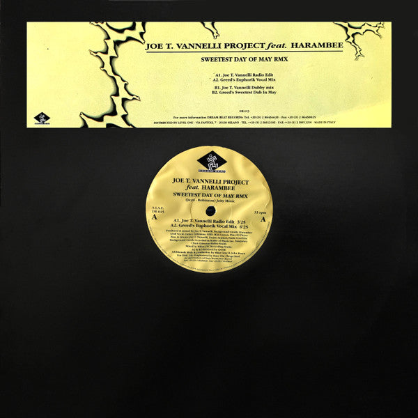 Joe T. Vannelli Project Feat. Harambee : Sweetest Day Of May RMX (12")