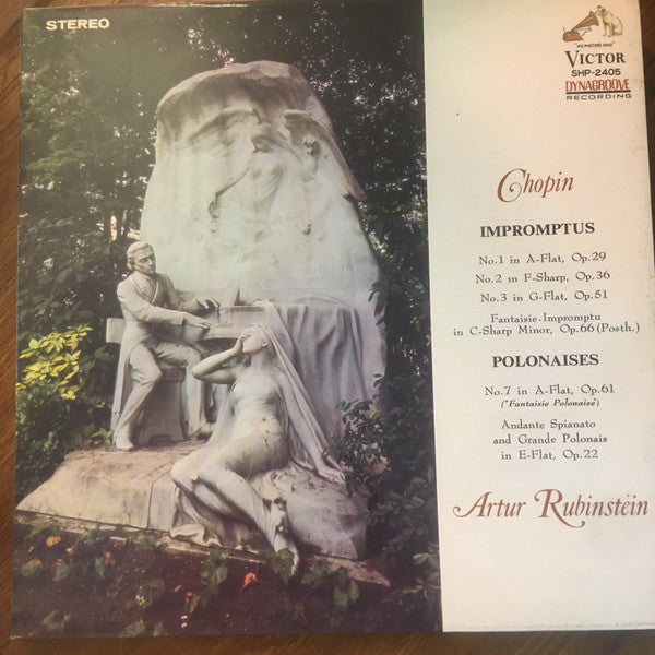 Frédéric Chopin -  Arthur Rubinstein : Impromptus Et Polonaises (LP, RE, Gat)