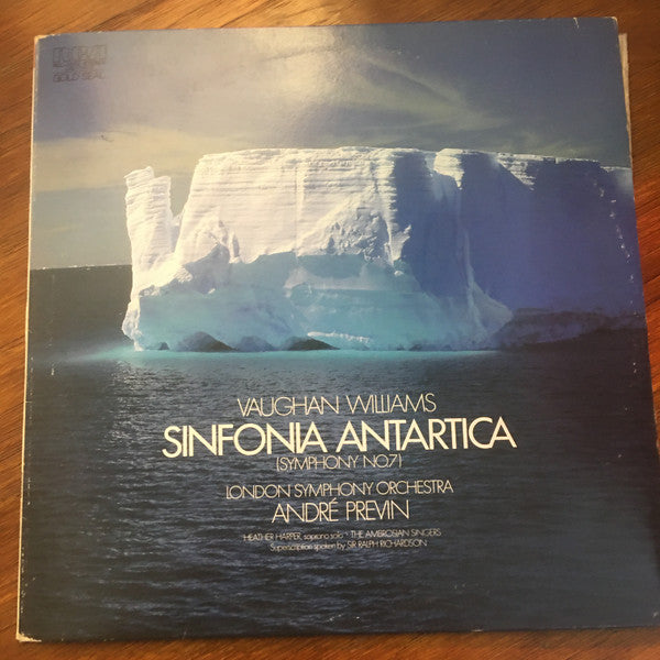 Ralph Vaughan Williams RCL 1072 The London Symphony Orchestra Conducted By André Previn : Sinfonia Antartica (Symphony No. 7) (LP)