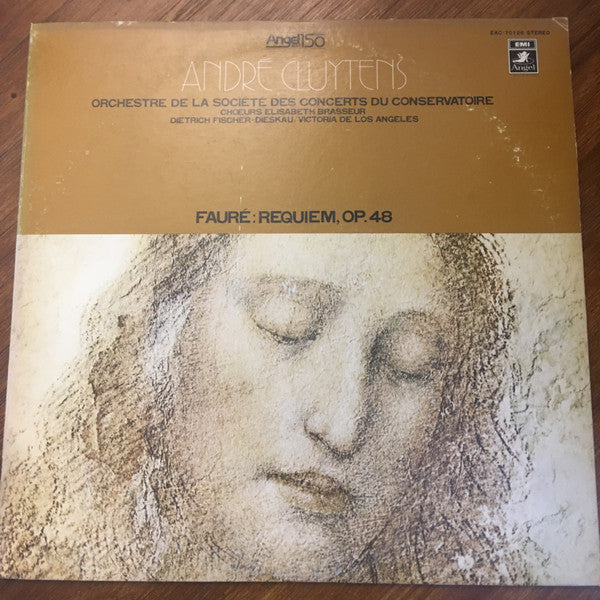 Gabriel Fauré, Victoria De Los Angeles, Dietrich Fischer-Dieskau, Orchestre De La Société Des Concerts Du Conservatoire, André Cluytens : Requiem, Op.48 (LP)