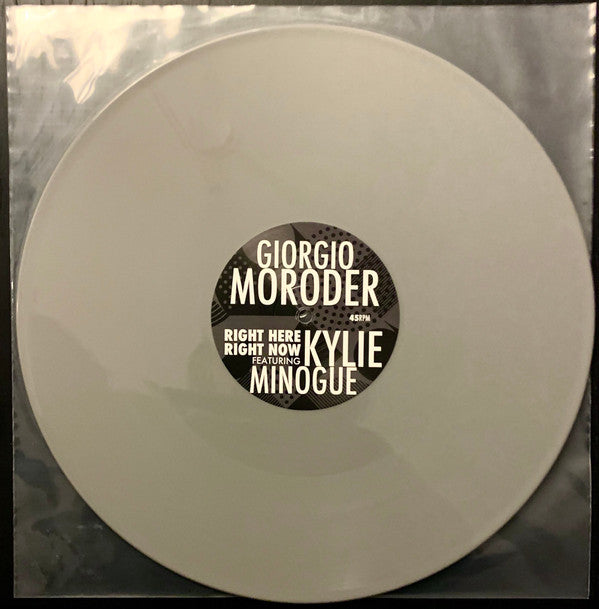 Giorgio Moroder Featuring Kylie Minogue : Right Here, Right Now (12", RSD, Single, Ltd, RE, Gre)