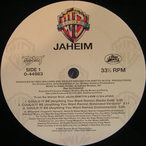 Jaheim : Could It Be (12")