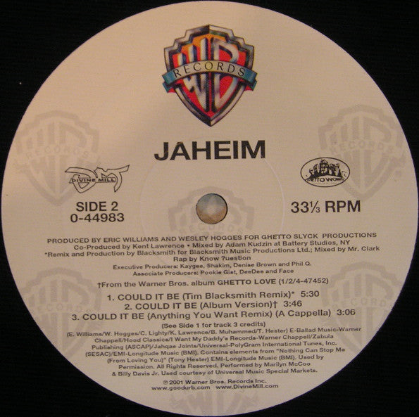 Jaheim : Could It Be (12")