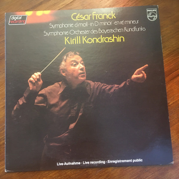 César Franck - Symphonie-Orchester Des Bayerischen Rundfunks, Kiril Kondrashin : Symphonie D-moll (LP)