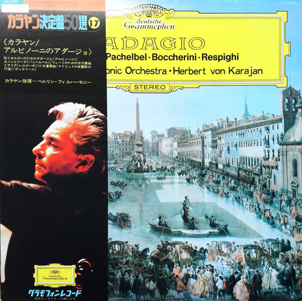 Tomaso Albinoni · Johann Pachelbel · Luigi Boccherini · Ottorino Respighi - Berliner Philharmoniker · Herbert von Karajan : Adagio (LP)