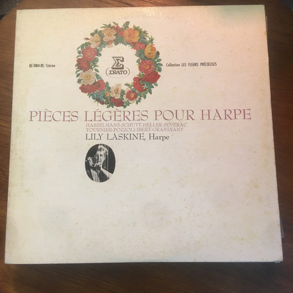 Lily Laskine : Pièces Légères Pour Harpe (LP, Album, Mono)