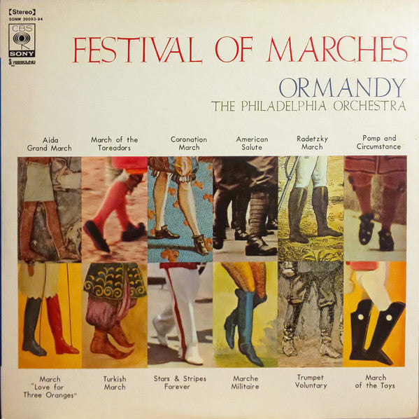 Eugene Ormandy, The Philadelphia Orchestra : A Festival Of Marches = マーチの祭典 (2xLP, Comp, SX6)