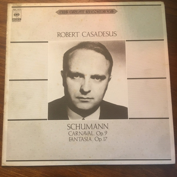 Robert Schumann / Robert Casadesus : Carnaval, Op. 9 / Fantasia, Op. 17 (LP, Album, Mono)