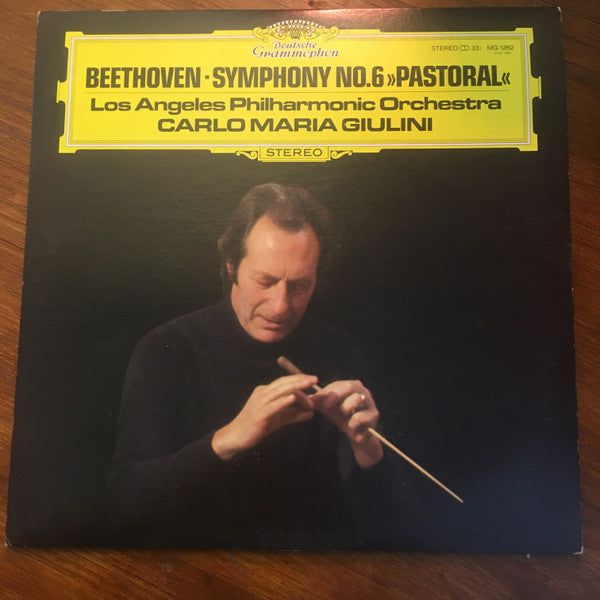 Ludwig van Beethoven - Los Angeles Philharmonic Orchestra, Carlo Maria Giulini : Symphony No.6 "Pastoral" (LP)