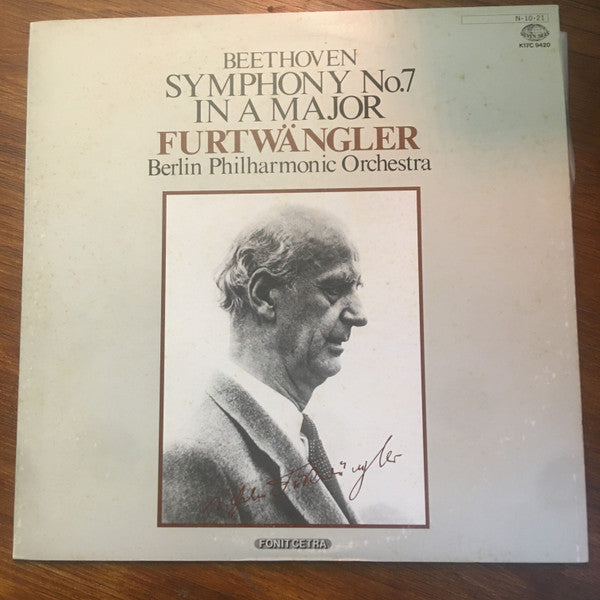 Wilhelm Furtwängler, Ludwig van Beethoven, Berliner Philharmoniker : Symphony No. 7 In A Major, Op. 92 (LP, Mono, RE)