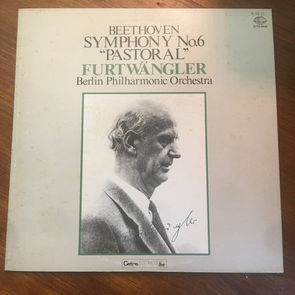 Ludwig van Beethoven, Wilhelm Furtwängler Conducting Berliner Philharmoniker : Symphony N°6 In F Major, Op. 68 "Pastoral" (LP, Mono)