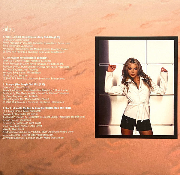 Britney Spears : Oops!...I Did It Again (Remixes And B-Sides) (LP, RSD, Comp, Ltd, Blu)