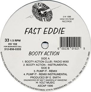 "Fast" Eddie Smith : Booty Action (12")