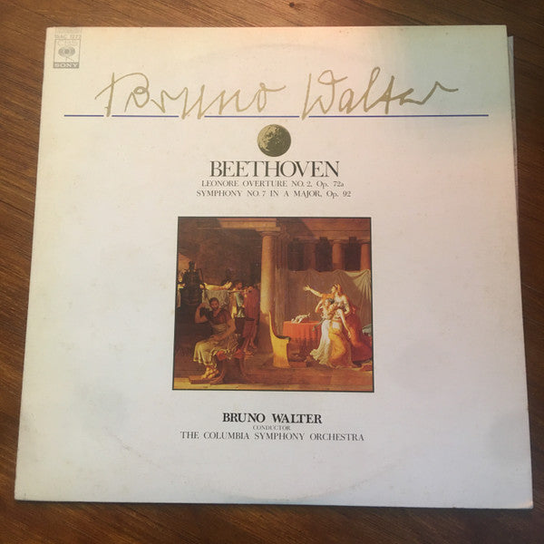 Bruno Walter / Ludwig van Beethoven : Symphony No. 7 In A Major Leonore Overture No.2 Op 72a (LP, Album)