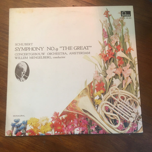 Franz Schubert, Concertgebouworkest, Willem Mengelberg : Symphony No. 9 "The Great", Historic Live Recording 1940 (LP, Mono, RE)